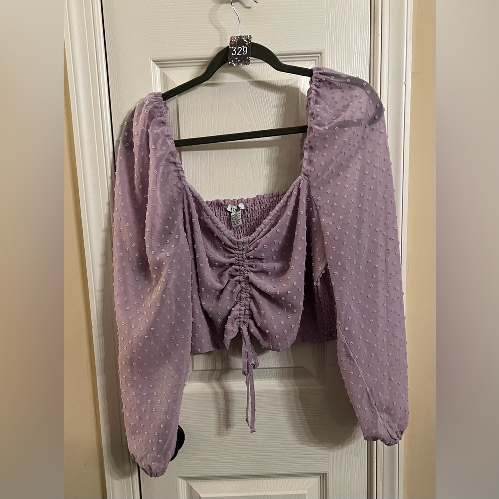 Rue21 Lavender Textured Blouse